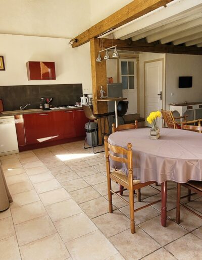 Séjour, cuisine